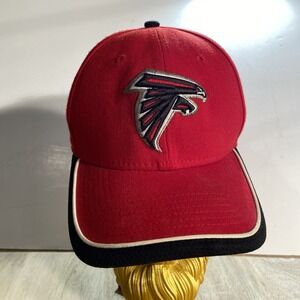 New Era 39THIRTY Medium Large Atlanta Falcons Super Bowl LI 51 Patch Cap Hat Blk